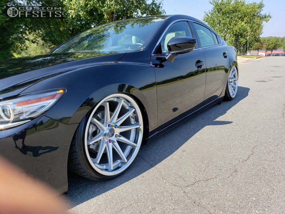 2018 Mazda 6 with 20x10 40 Rohana Rc10 and 245/30R20 Nitto Neo Gen