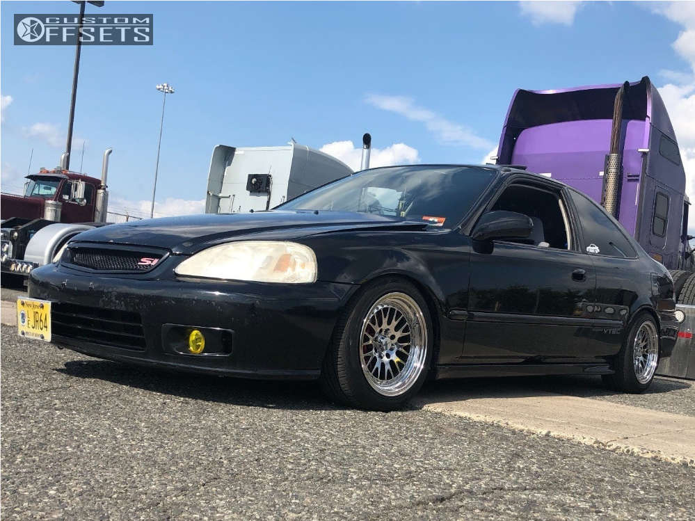 00 Honda Civic Wheel Offset Flush Coilovers Custom Offsets