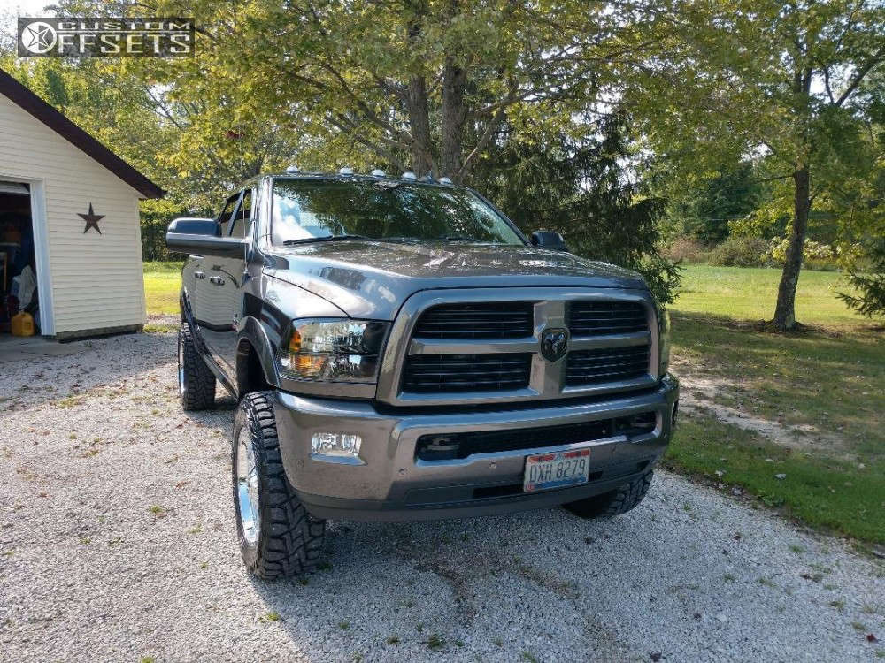 2017 Ram 2500 with 20x9 Fuel Hostage and 265/75R20 Toyo Tires Open