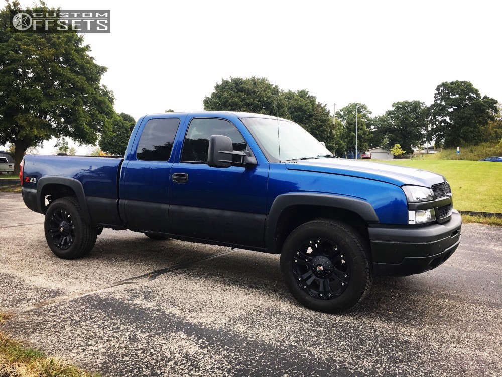 2003 Chevrolet Silverado 1500 with 20x9 18 Xd Xd778 and 275/60R20 ...