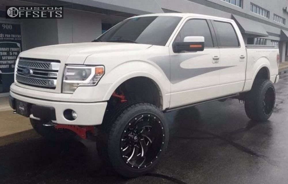 2013 Ford F150 with 24x14 75 Fuel Cleaver and 315/50R24 Nitto Terra