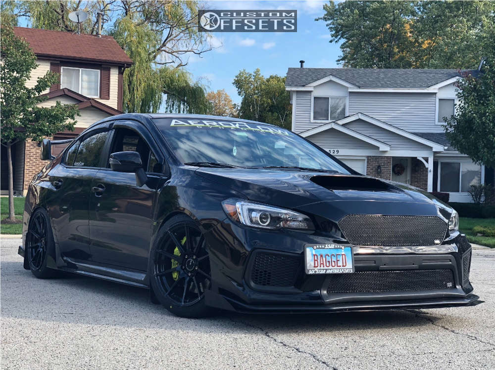 2018 Subaru WRX STI with 18x9.5 35 Enkei Ts10 and 245/40R18