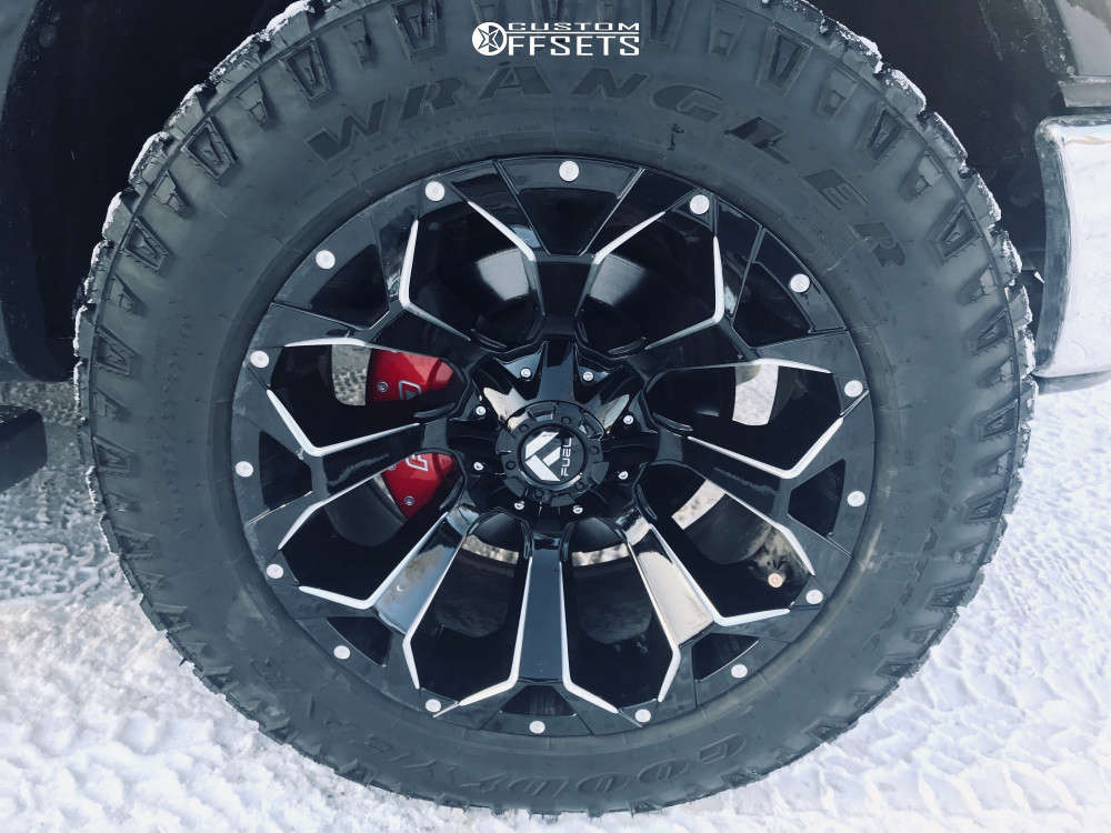 2013 Ford F150 with 20x10 18 Fuel Assault and 275/60R20 Goodyear