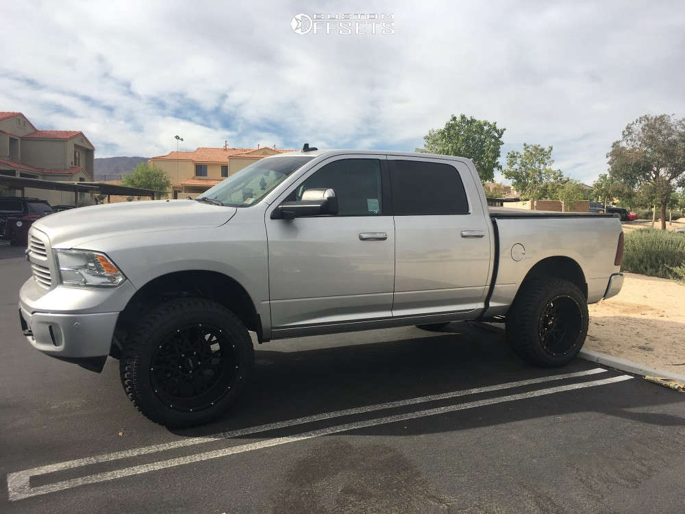 2016 Ram 1500 with 22x12 -55 Vision Rocker and 325/50R22 Atturo Trail ...