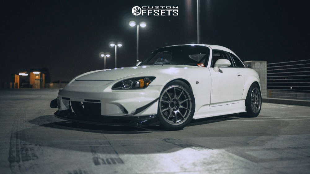 2000 Honda S2000 with 17x9 35 WedsSport Tc-105n and 255/45R17