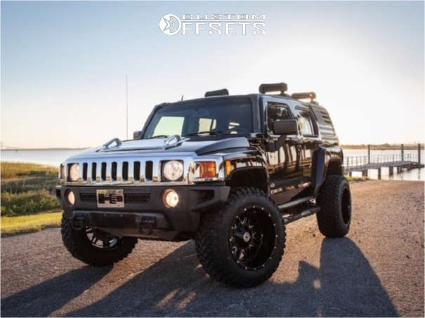 2006 HUMMER H3 with 20x12 -44 Scorpion Sc21 and 35/12.5R20 RBP