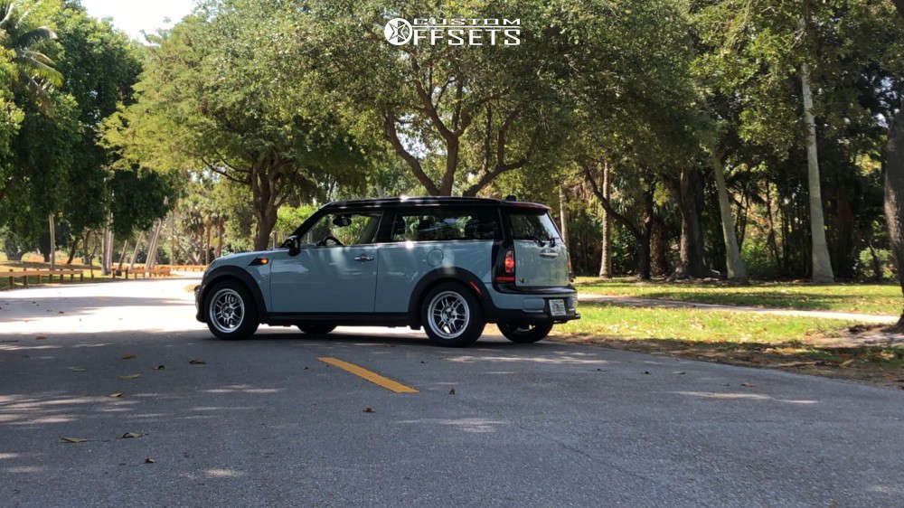 2011 Mini Cooper with 16x7 43 Enkei RPF1 and 205/50R16
