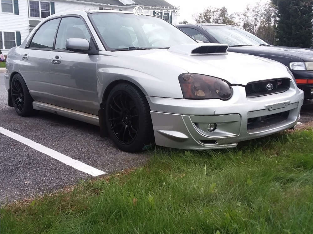 2004 Subaru WRX with 18x8.5 33 AVID1 AV20 and 225/40R18
