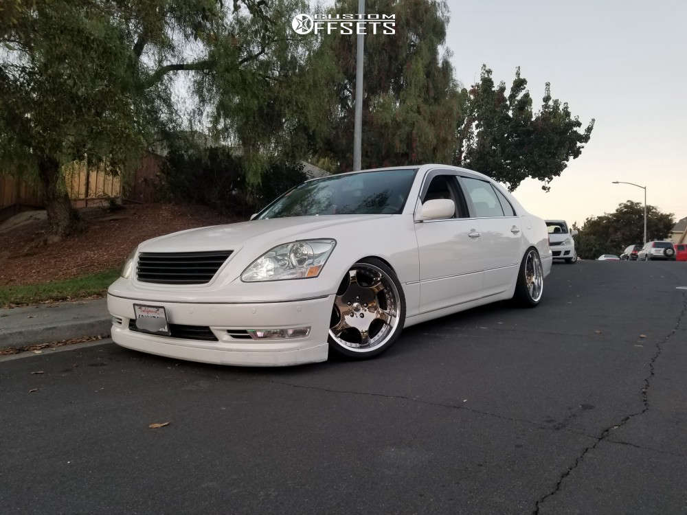 2006 Lexus LS430 with 19x9 21 Weds Bazreia and 235/35R19