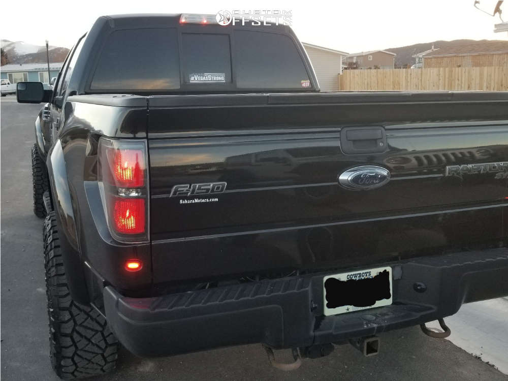 2012 Ford Raptor with 18x9 -12 Fuel Coupler and 35/12.5R18 Nitto Ridge ...