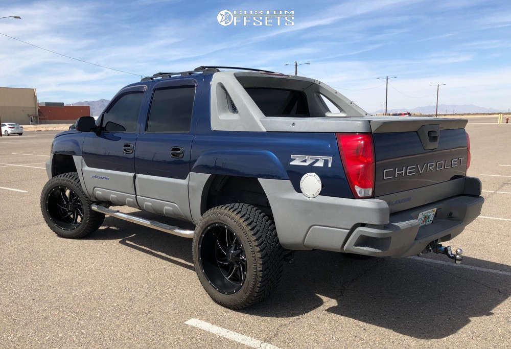 2002 Chevrolet Avalanche 1500 Wheel Offset Super Aggressive 3"-5