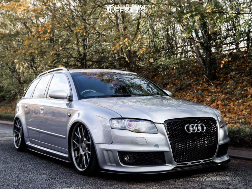 2007 Audi RS4 with 20x9 20 Vossen Cv2 and 225/35R20 Kumho Ku39 and