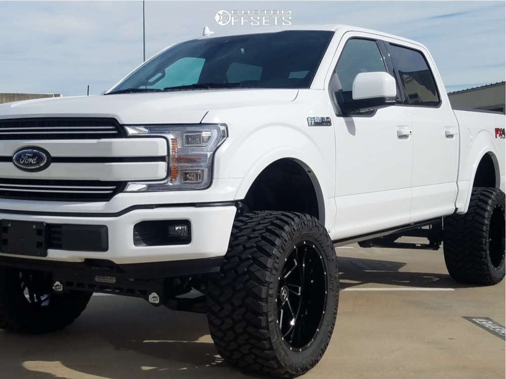 2018 Ford F150 with 22x12 44 Hostile Stryker and 375/45R22 Nitto