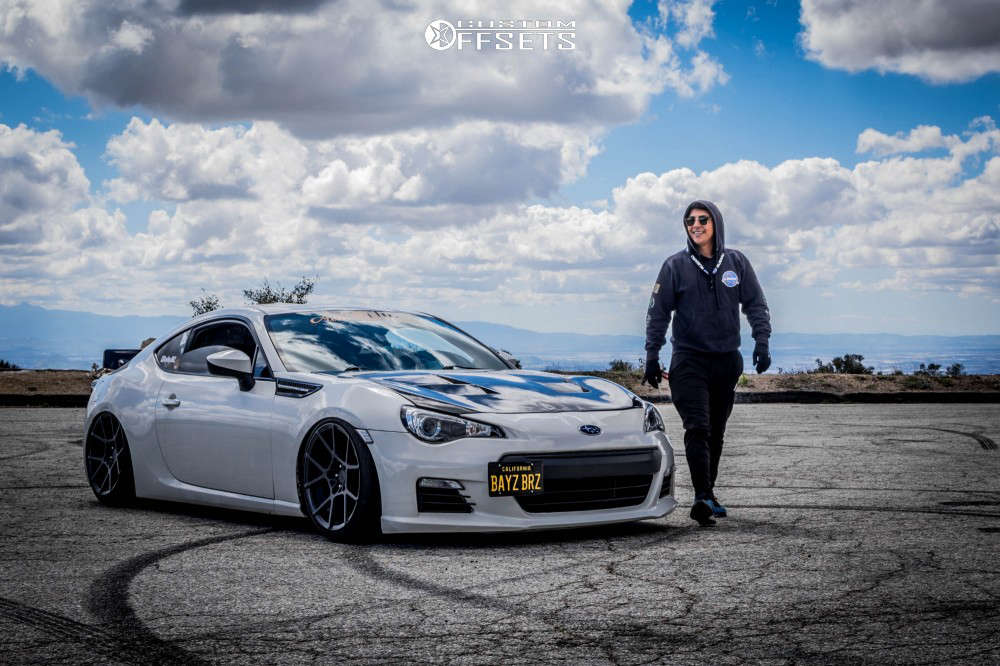 2015 Subaru BRZ Wheel Offset Tucked Air Suspension 512605 Custom