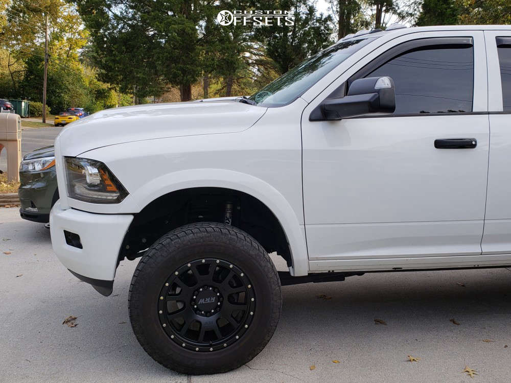 2014 Ram 2500 with 20x9 0 RRW RR5-V and 295/65R20 Radar Renegade A/t 5 ...