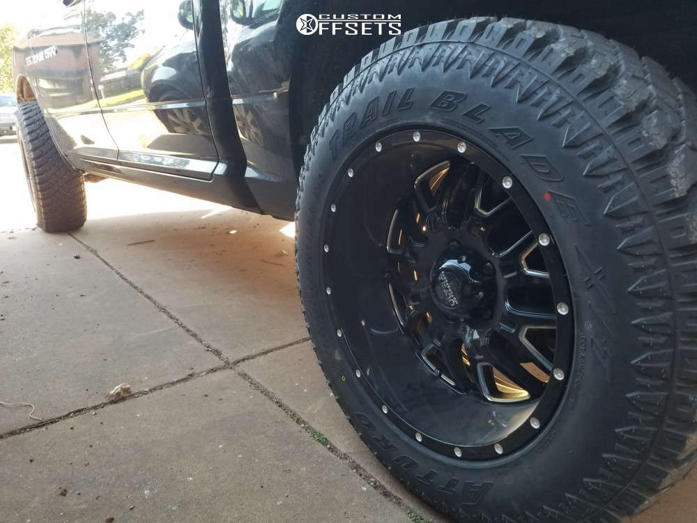 2012 Ram 1500 with 20x10 -25 Ultra Hunter and 295/60R20 Atturo Trail ...