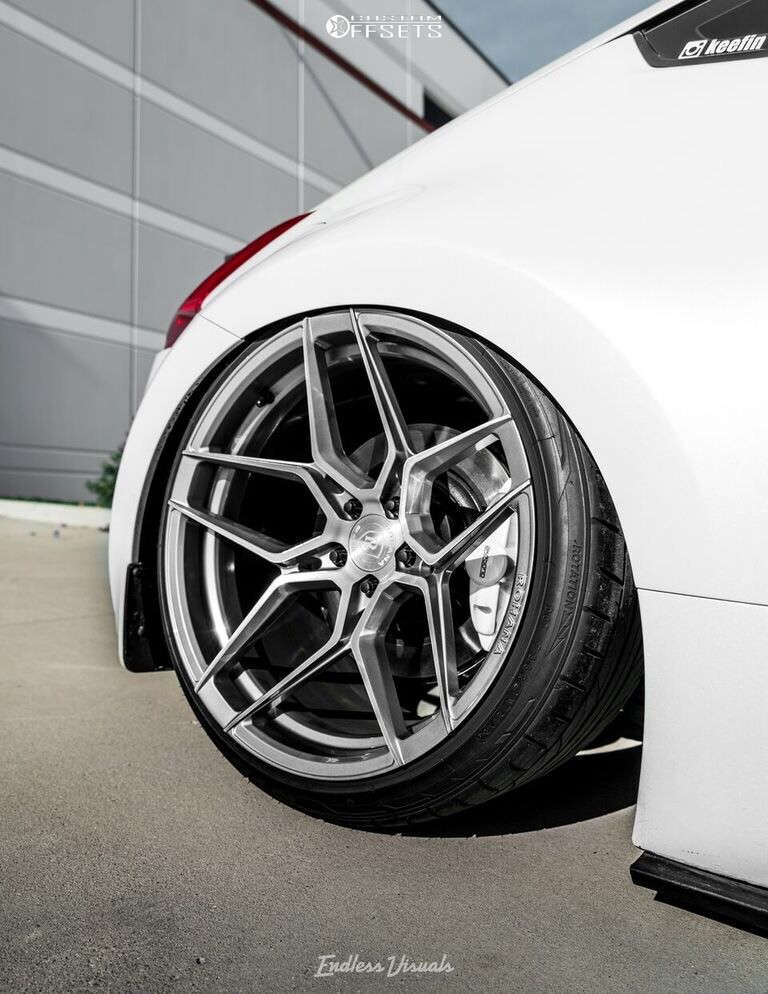2012 Nissan 370Z with 20x11 25 Rohana Rfx11 and 275/30R20 Nitto