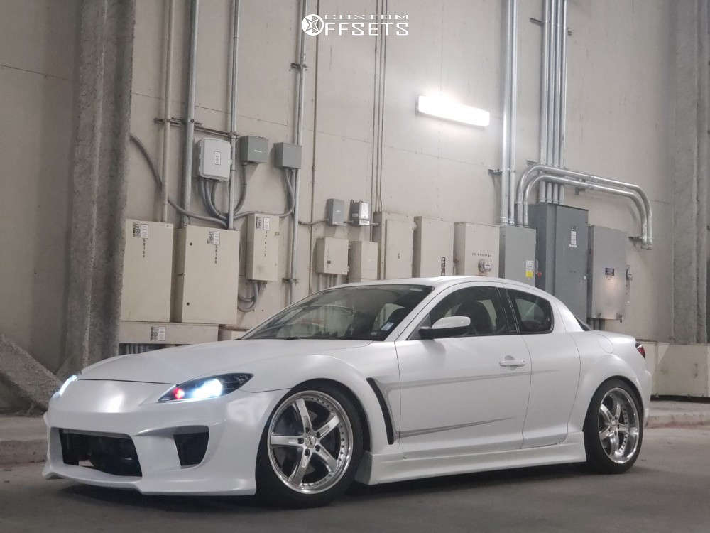 2005 Mazda RX-8 with 18x8 40 TSW Jarama and 245/40R18 Michelin