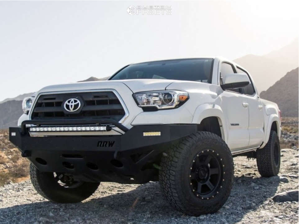 2016 Toyota Tacoma with 17x9 0 RRW RR4-V and 265/70R17 Falken Wildpeak ...