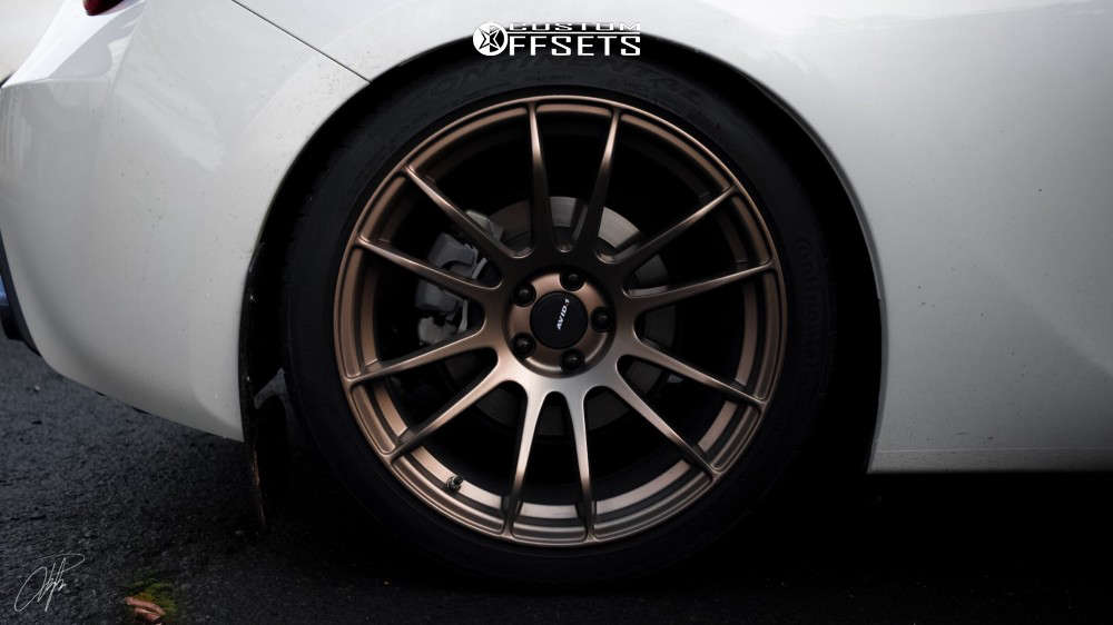 2013 Subaru BRZ with 18x9.5 38 AVID1 AV20 and 235/40R18