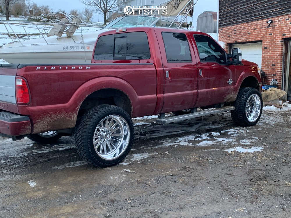 2015 Ford F-250 Super Duty with 24x12 -60 American Force Quantum Cc and ...