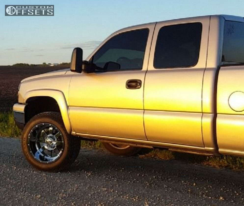 2006 Chevrolet Silverado 1500 with 20x12 44 Gear OffRoad Big Block and 275/60R20 Nexen Roadian