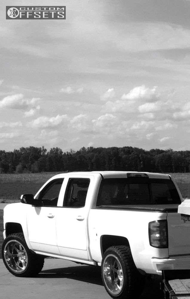 2016 Chevrolet Silverado 1500 with 22x12 44 Gear OffRoad Big Block