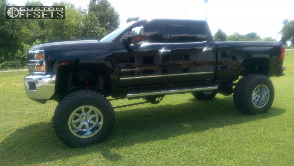 2015 Chevrolet Silverado 2500 HD with 20x14 76 Fuel Maverick D536 and