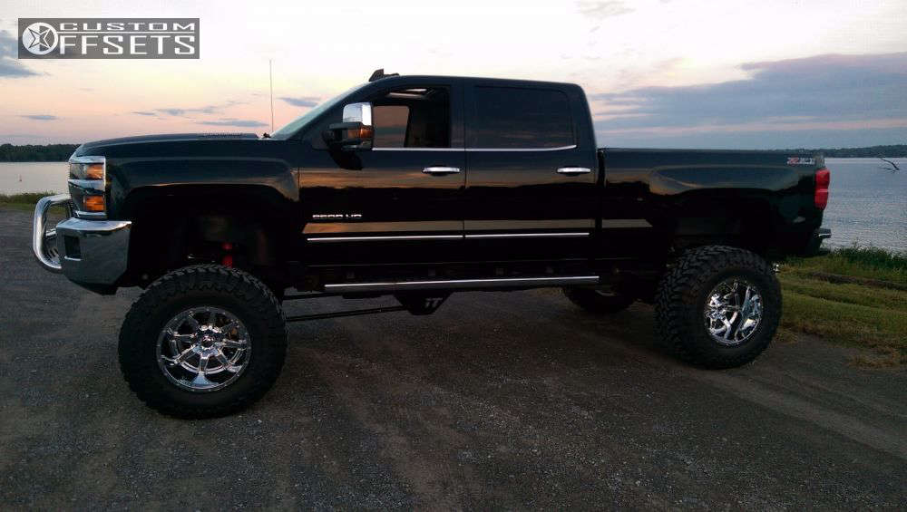 2015 Chevrolet Silverado 2500 HD with 20x14 76 Fuel Maverick D536 and