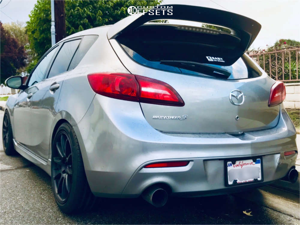 2010 Mazda MazdaSpeed3 with 18x9 45 SSR GTV02 and 245/40R18