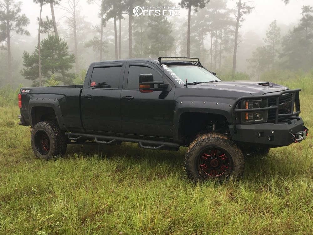 2016 Chevrolet Silverado 2500 HD with 20x12 -51 Vision Rage and 325 ...