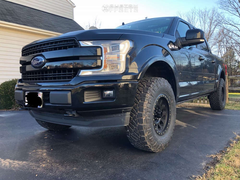 2018 Ford F-150 with 17x8.5 0 Method Mesh and 285/75R17 Nitto Ridge ...
