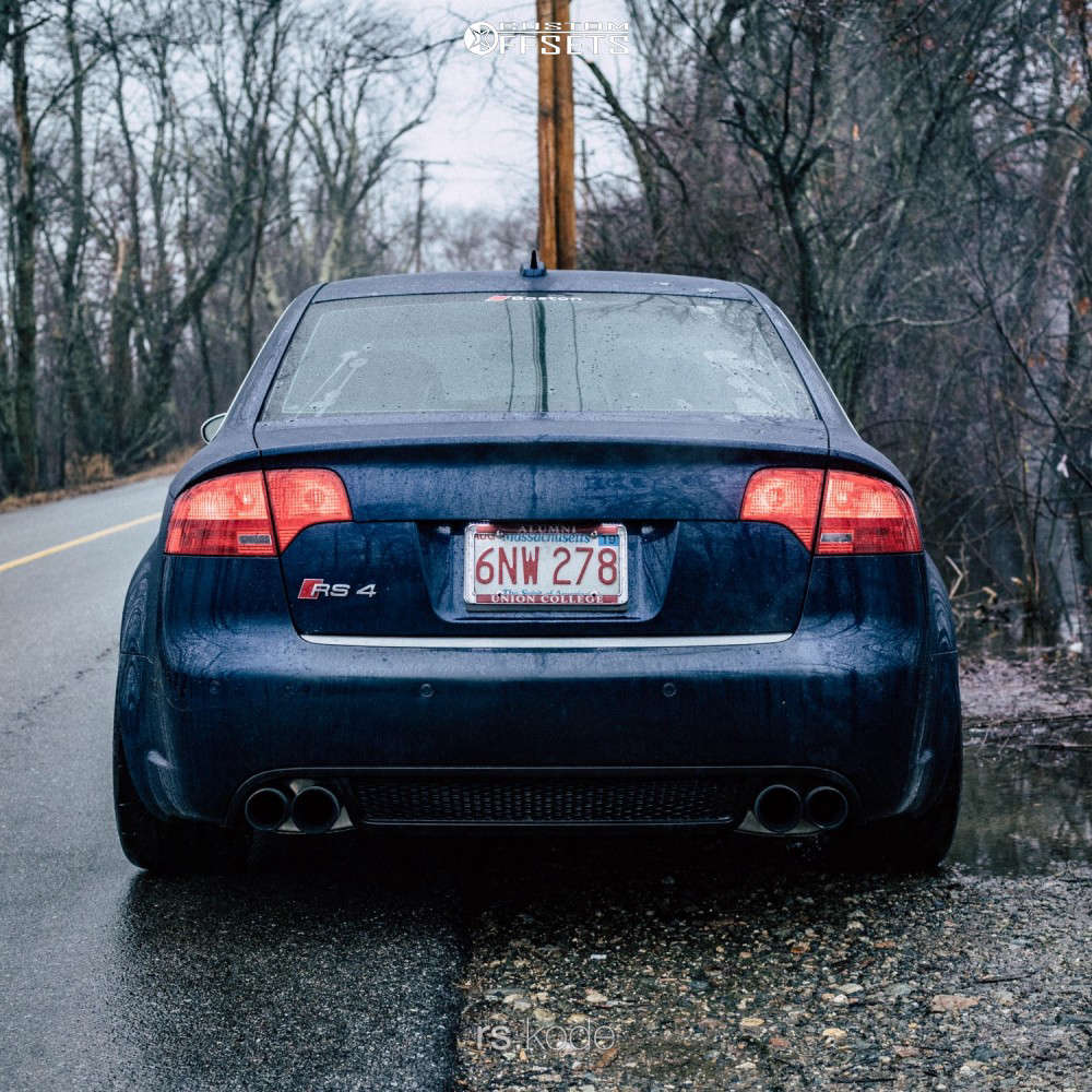 2007 Audi RS4 with 19x10 20 ADV.1 ADV.1.10 and 255/35R19 Firestone