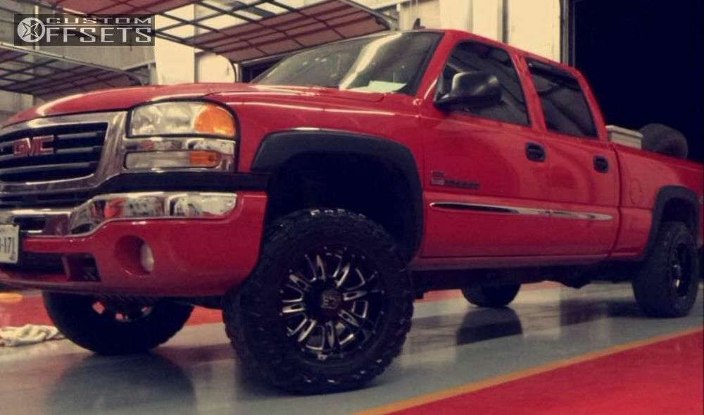 2006 GMC Sierra 2500 HD with 18x10 -24 Axe Offroad 16 and 305/60R18 ...