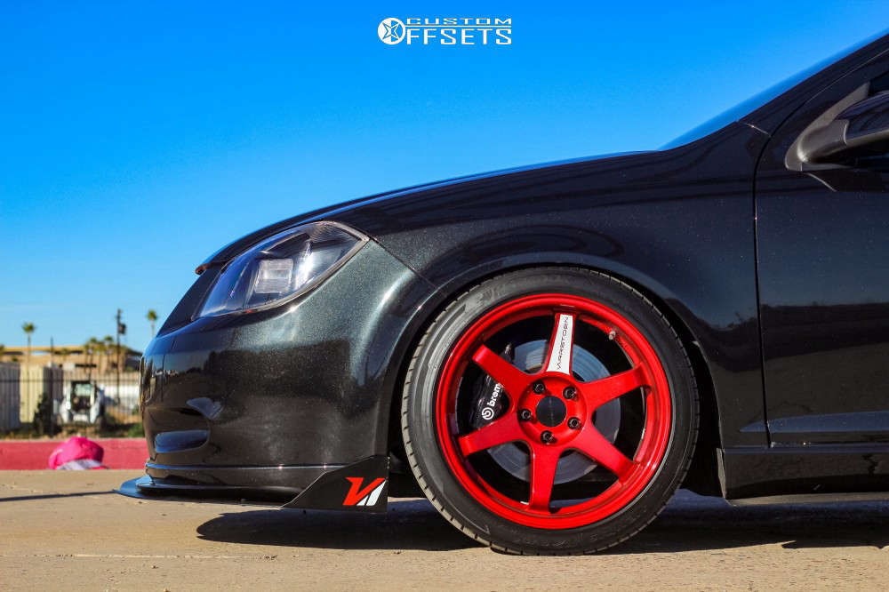 Red Cobalt Ss Gold Wheels