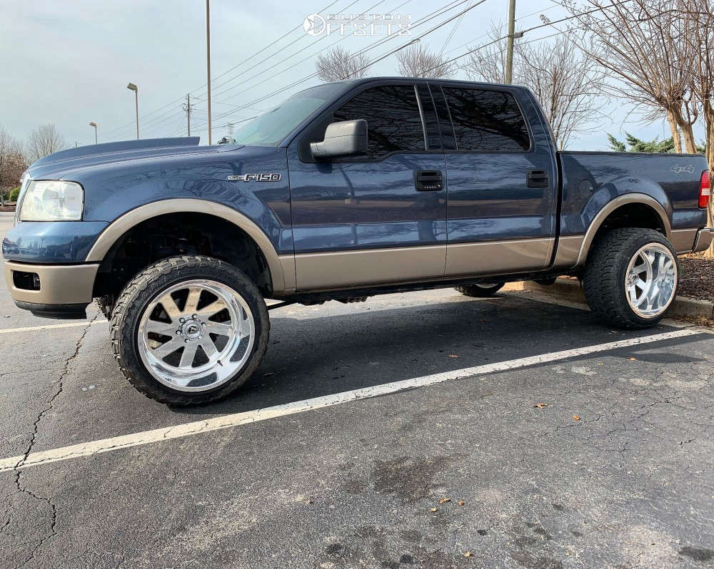 Fuel FF02 22x14 76 Polished DF0222407545R Custom Offsets