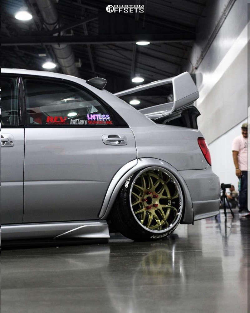 2002 Subaru WRX with 18x10.5 20 XXR 526 and 225/35R18 Nankang NS