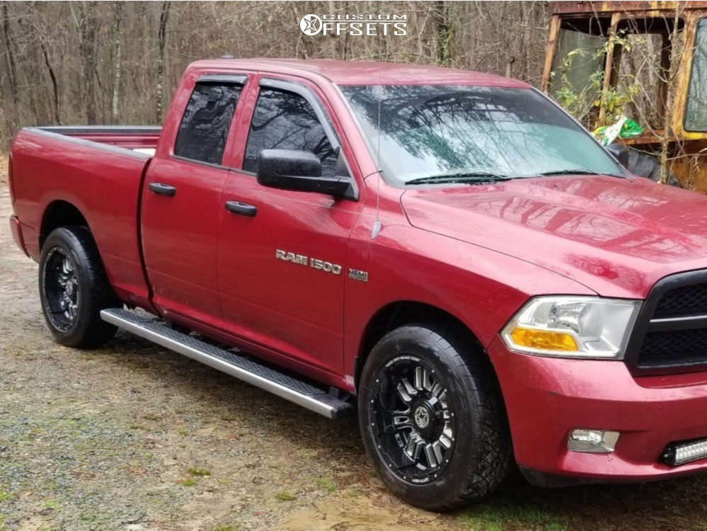 2012 Ram 1500 with 20x10 24 Anthem OffRoad Enforcer and 275/55R20