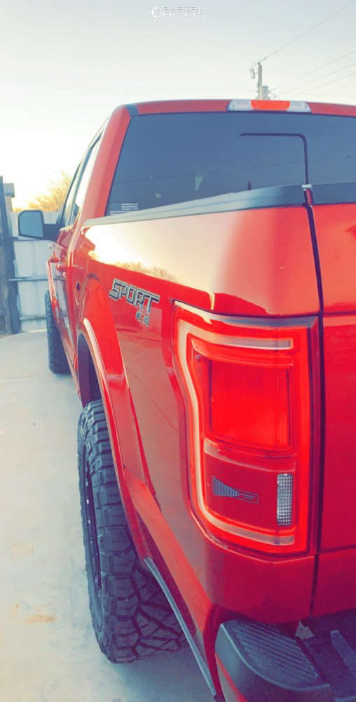 2015 Ford F150 with 20x9.5 6 Black Rhino Sprocket and 295/60R20 Nitto