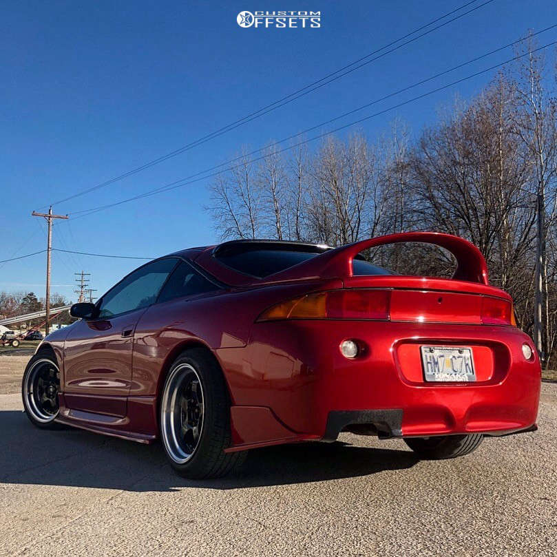1997 Mitsubishi Eclipse with 17x9 20 MST Mt07 and 225/40R17