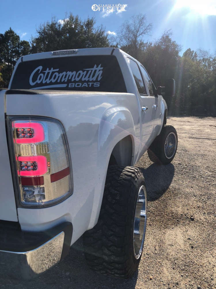 2012 GMC Sierra 1500 with 22x14 76 Fuel Hostage and 37/13.5R22