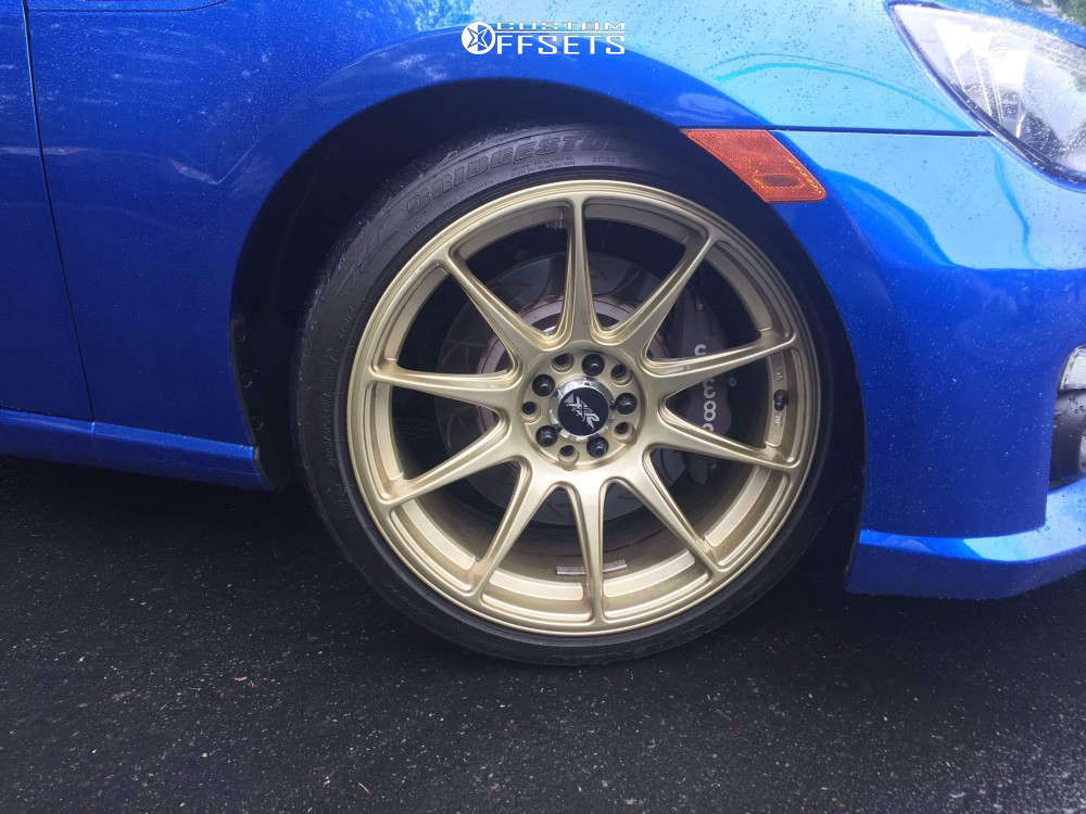 2013 Subaru BRZ with 18x8.75 35 XXR 527 and 225/40R18 Bridgestone