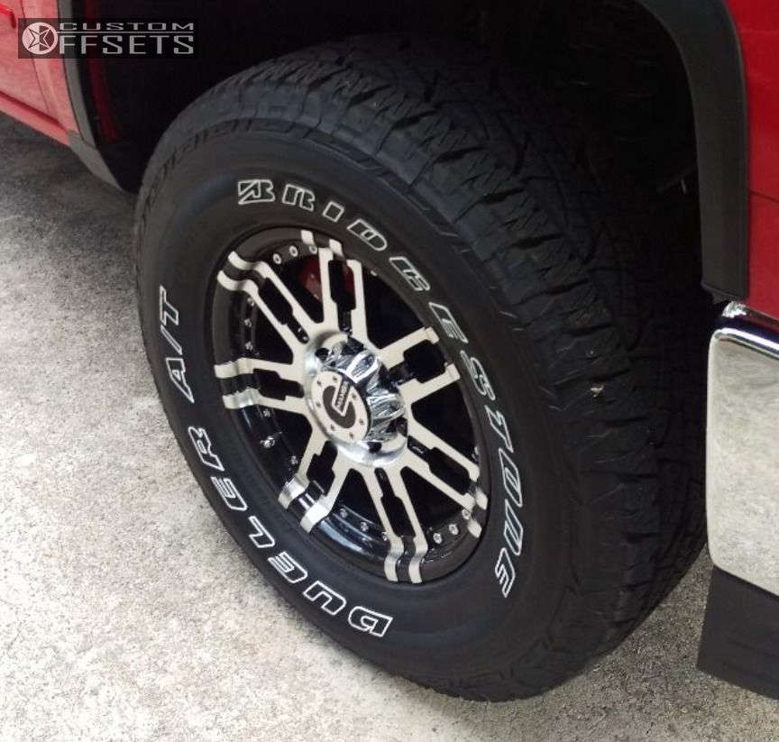 2015 Chevrolet Silverado 1500 with 17x8 10 Mamba M2x and 285/70R17 ...