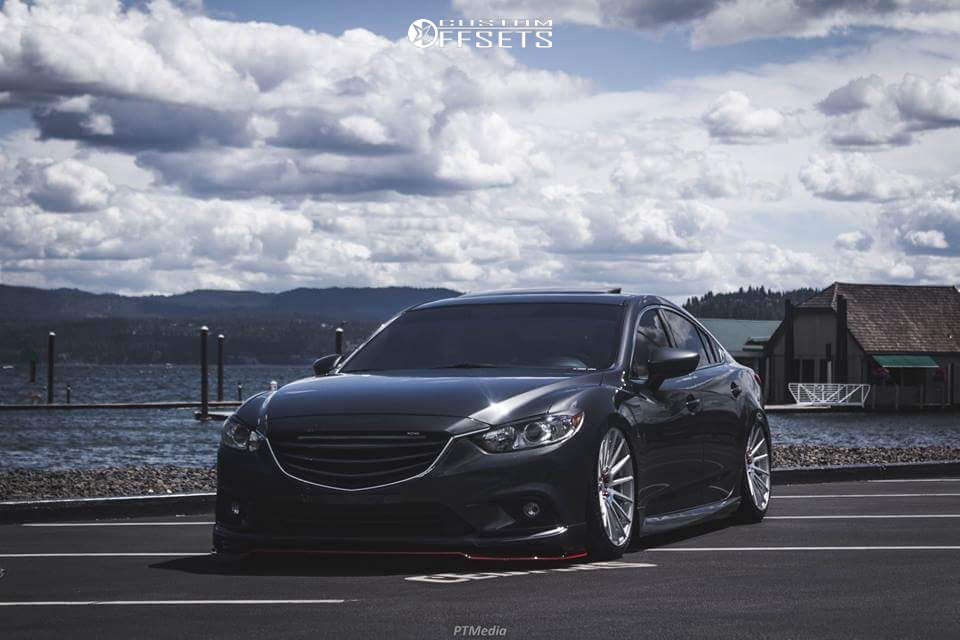 2015 Mazda 6 with 20x9.5 36 Miro Type 110 and 245/40R20 Nankang NS20