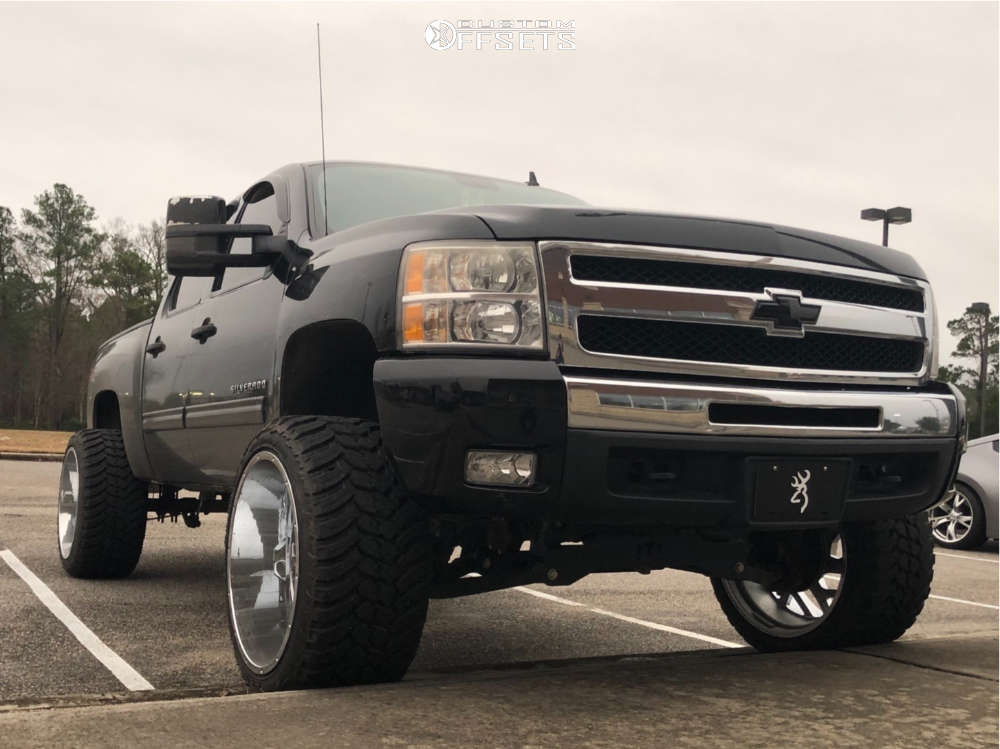 2009 Chevrolet Silverado 1500 with 24x14 76 Hardcore Offroad Hc09 and