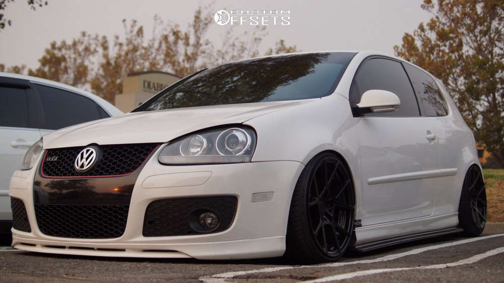 2008 Volkswagen GTI with 18x9.5 35 Rotiform Kps and 215