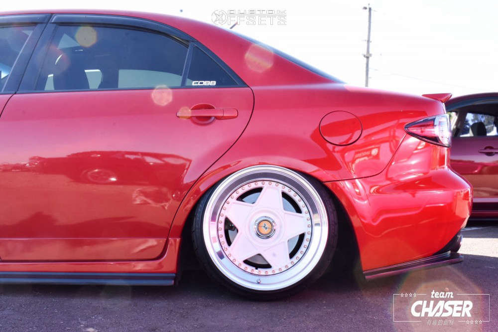 2006 Mazda MazdaSpeed6 with 18x9.5 12 Autostrada Modena and 215