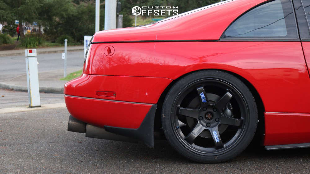 1994 Nissan 300ZX with 18x9.5 25 Volk Te37 and 255/35R18 Federal