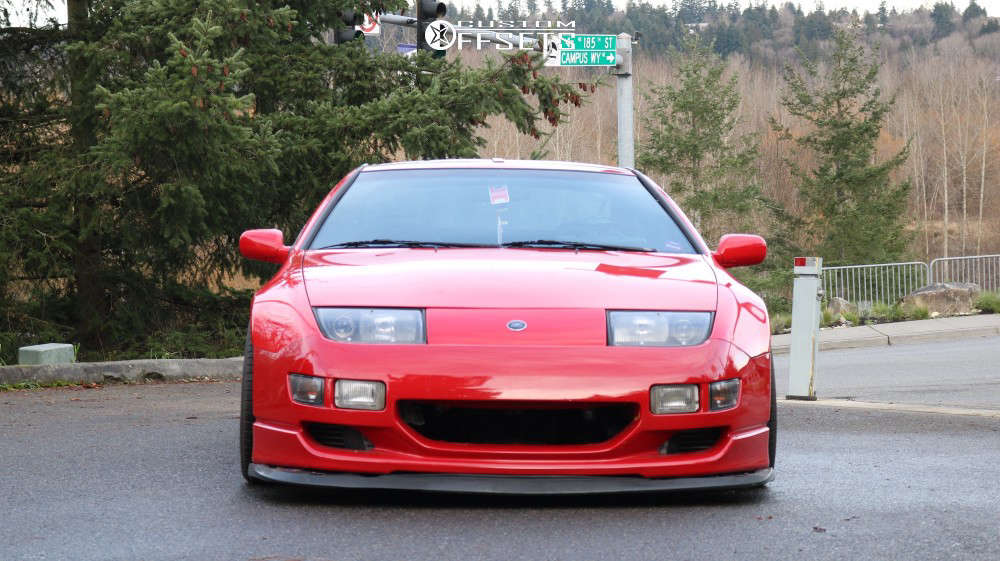 1994 Nissan 300ZX with 18x9.5 25 Volk Te37 and 255/35R18 Federal