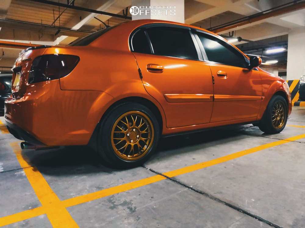 2011 Kia Rio with 16x7.5 42 Rota Formula and 195/50R16 Toyo Tires and ...
